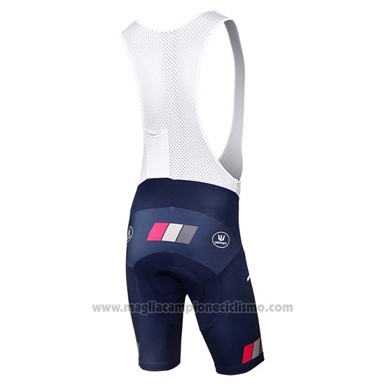 2017 Abbigliamento Ciclismo SEG Racing Academy Blu e Rosso Manica Corta e Salopette